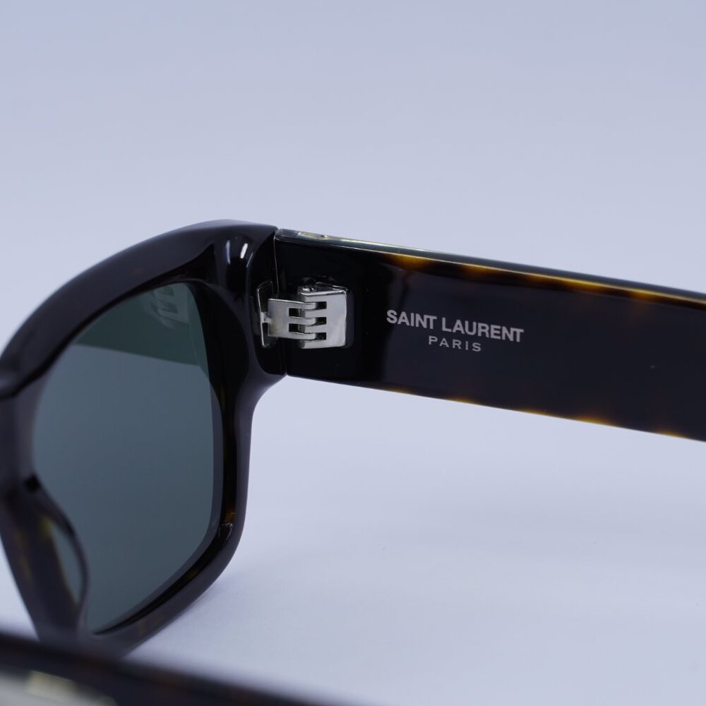 🕶️ New Saint Laurent SL617 002 Sunglasses - Dark Havana Frame, Grey Lenses - Picture 6 of 10
